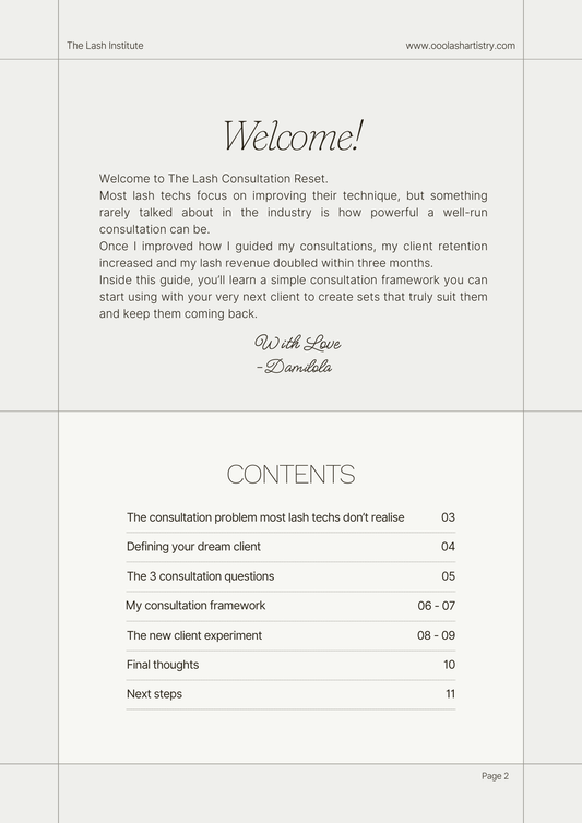 The Consultation Reset Free Guide