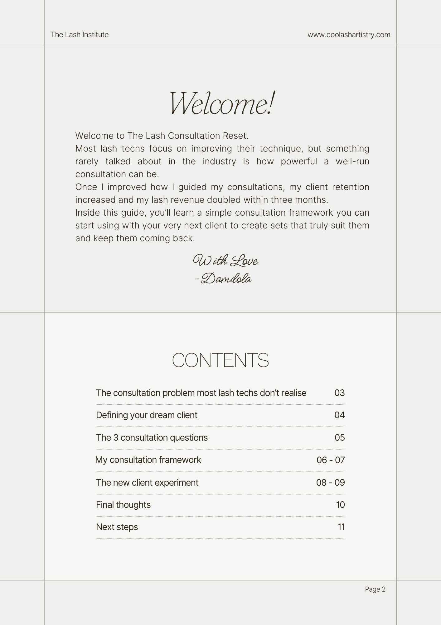 The Consultation Reset